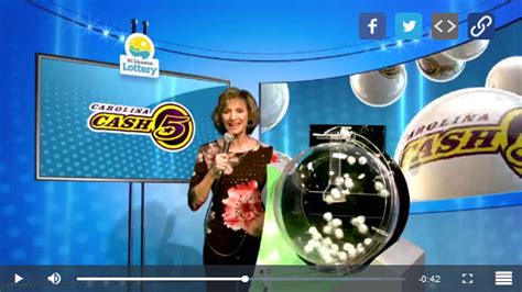 carolina cash 5 drawing live.